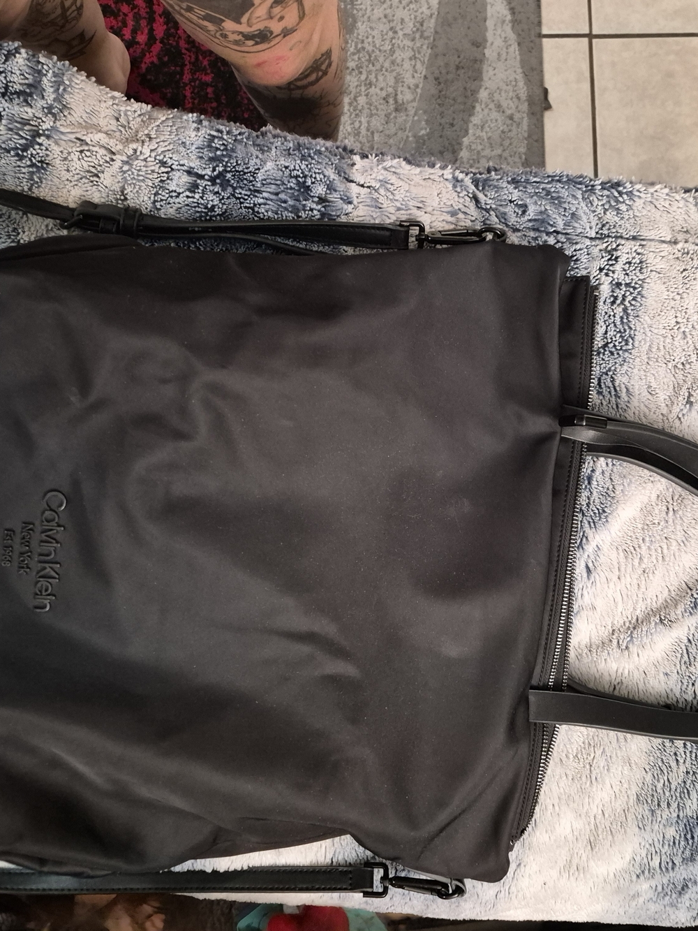 Calvin Klein Black Men's Tote Bag